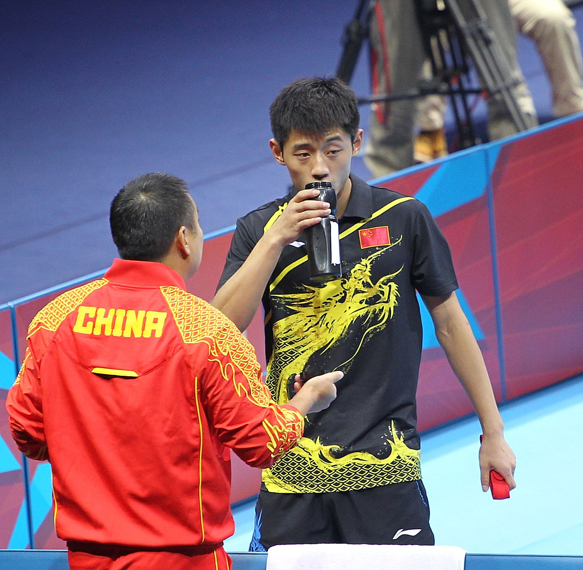 奥地利乒乓球队血洗德国乒乓球队，张继科关键制胜