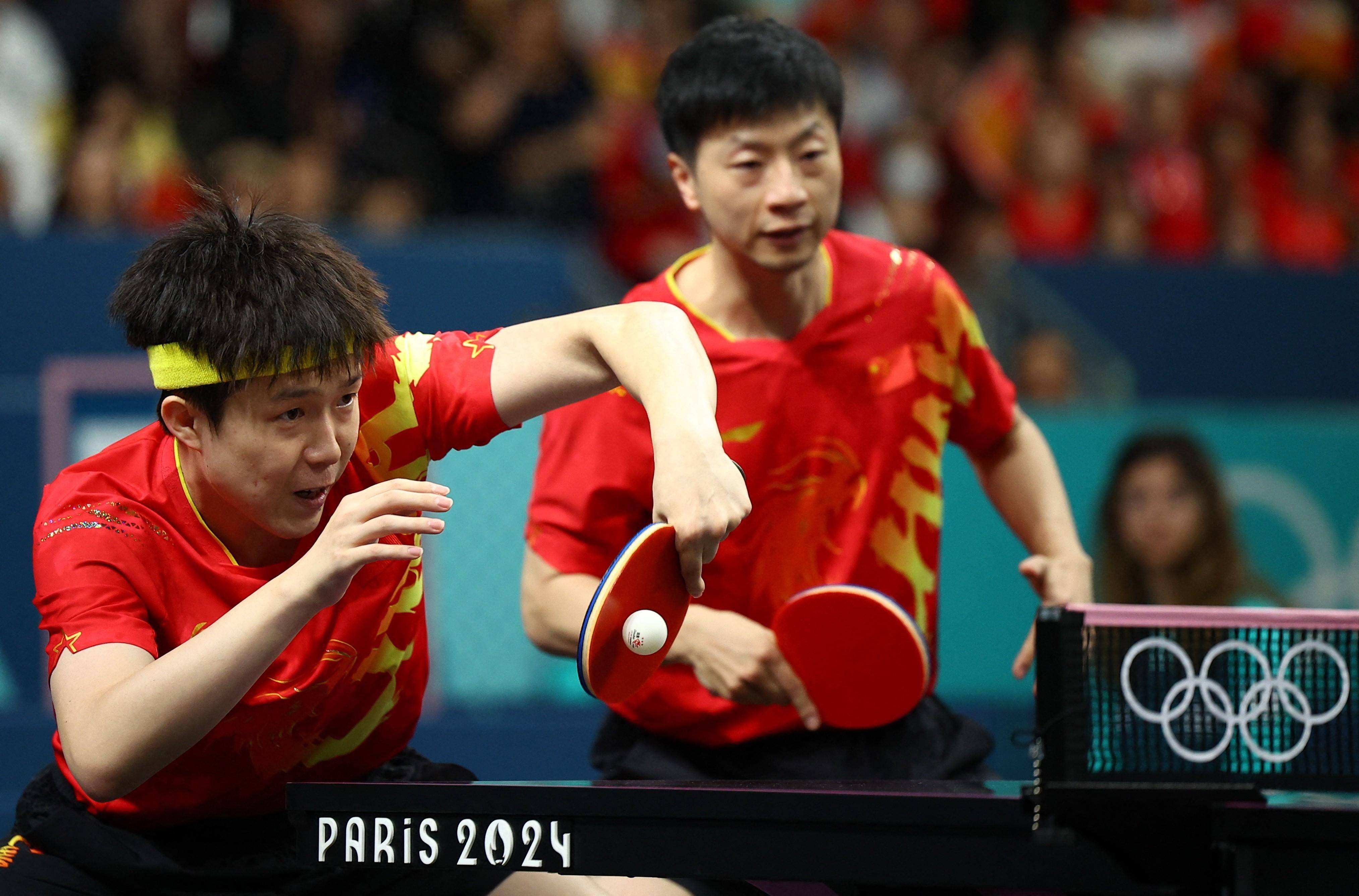 包含法国乒乓球队险胜韩国乒乓球队，马龙一己之力扛起全队的词条